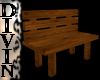 Realistic Wooden Bench 