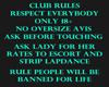 SCREEN CLUB RULES