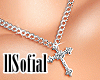 S"Icy Cross Necklace