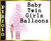 Baby Twin Girls Balloons