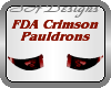 Crimson D Pauldrons Fem