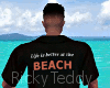 Black Beach Summer Shirt