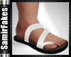 SF/Beach White Sandals M