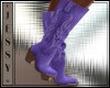 [J] Purple Jeans Boots