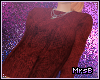 M:: Cable Knit - Red