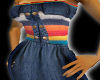 !EF Denim Stripe Dress