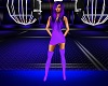purple neon dress+boots