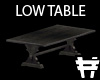 Dark Wood Low Table
