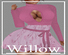 W- Pink Fall Sweater/skt