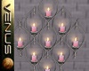 ~V~Wall Candles -Pink