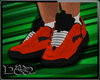 D- Orange Sneakers