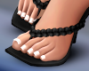 KZ! Black Sandals