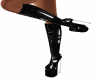 Shoes black latex