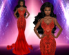 Red Velvet Gown