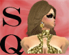 [SQ] gold dress