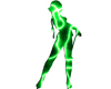 Neon Green Dancer Frame