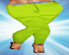 Lime Skinny Trousers