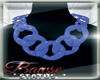 Blue Jelly Link Necklace