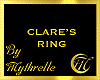 CLARE'S WEDDING RING