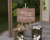 $. Rustic Welcome Sign
