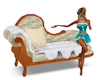 Whitesatin couch w poses
