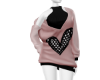 valentine pink sweater