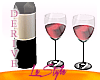Wine Bottle + Glasses
