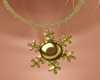 Gold SnowFlake necklace