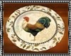 Country Rooster Plate