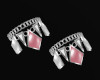 Pink/Cream Bracelets