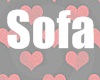 Heart female sofa