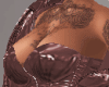 Wine Latex Jacket