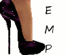 {Emp} Purple shine shoes