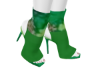 Green Patty Sandals