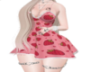 Vestido Morango
