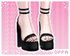 ୨୧ black heels