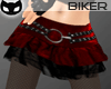 [SIN] Red layered skirt
