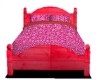 *Pink Leopard Bed