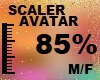 85 % AVATAR SCALER M/F
