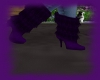 Dark purple boots