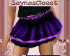 *J* Black & Purple Skirt