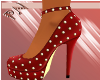 Red poka heels [PN]
