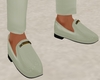 Pale Green Loafers