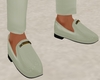 Pale Green Loafers