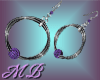 ~M~ Purple Boho Earrings