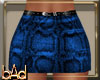 Rocker Blue Snake Skirt