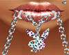 {EDM} Playboy Lip Chain