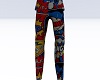 Comic Pop Art Suit Pant