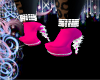 Gaga hot pink boots