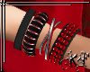 Classy Black Red Bracele
